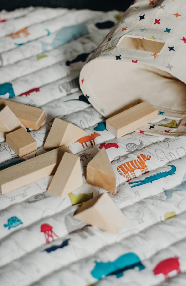 Pehr Reversible Print Round Play Mat, Alternate, color,