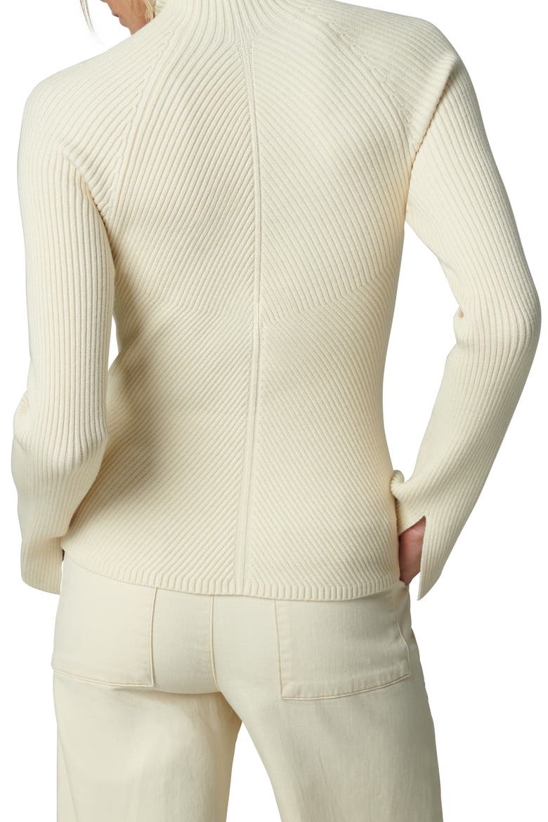 The Palmer Turtleneck Sweater, Alternate, color, MILK