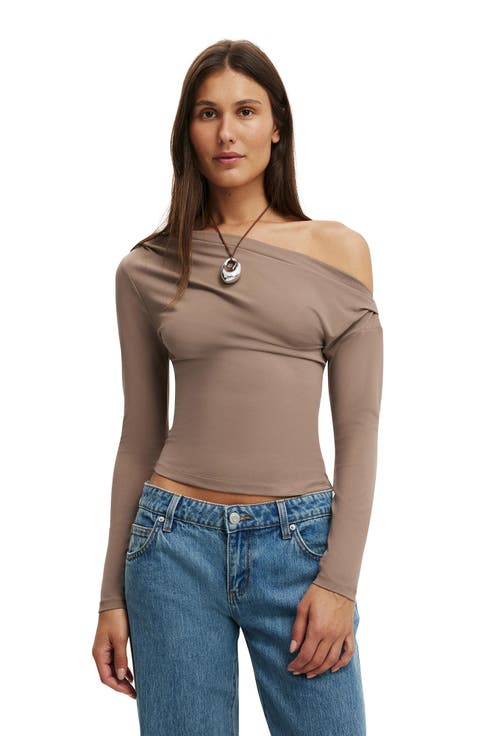Women's Georgie Off Shoulder Long Sleeve