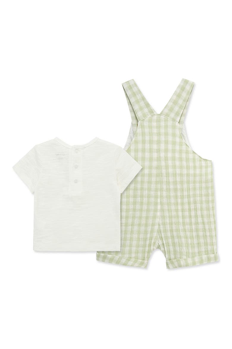 Romper & Tee Set, Alternate, color, GREEN