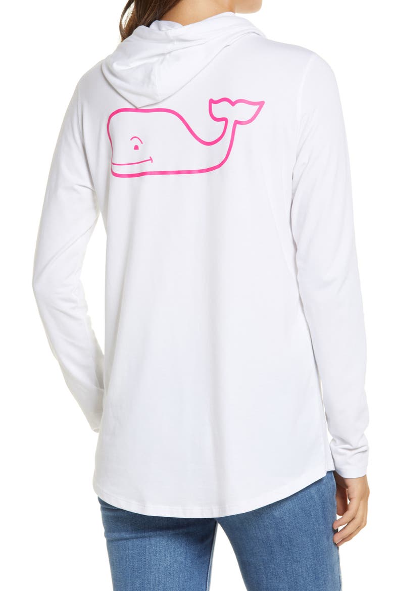 Edgartown Hooded T-Shirt, Alternate, color, WHITE CAP