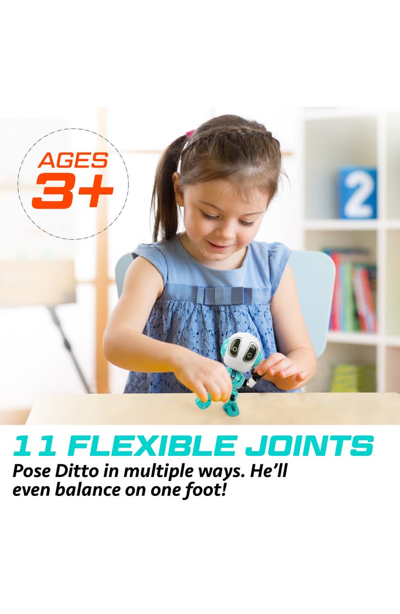 Force1 Ditto Mini Voice Changer Robot Toy, Alternate, color, Blue