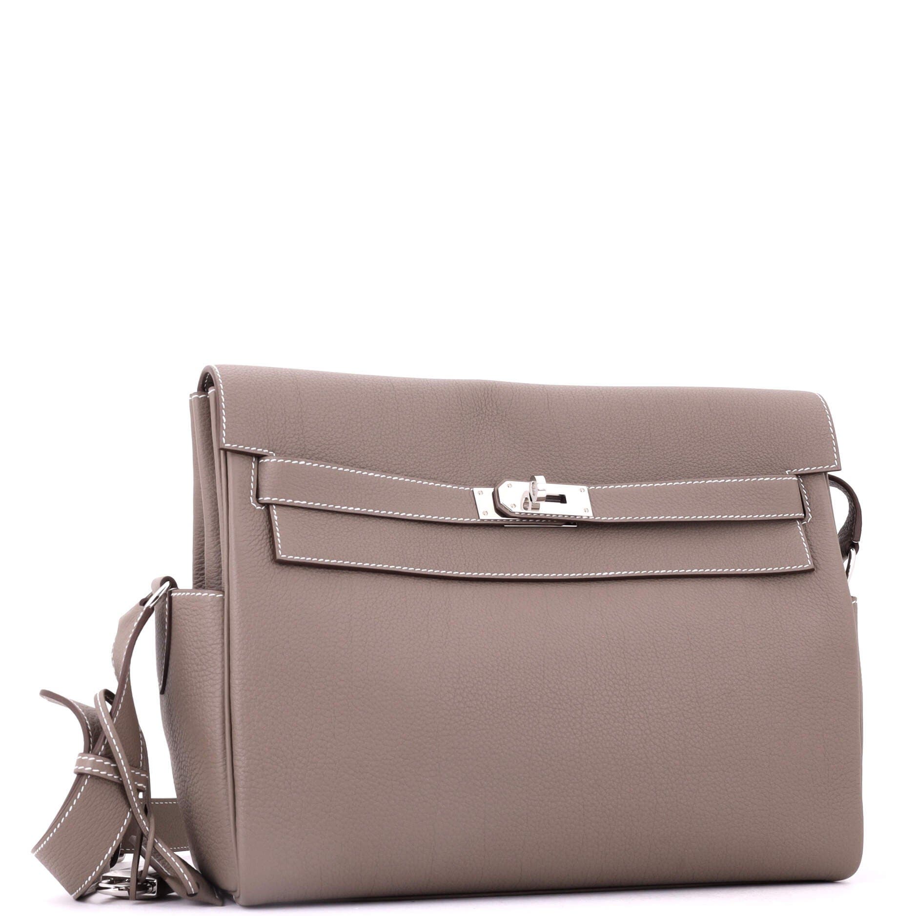 Kelly Messenger Bag Togo GM, Alternate, color, Grey