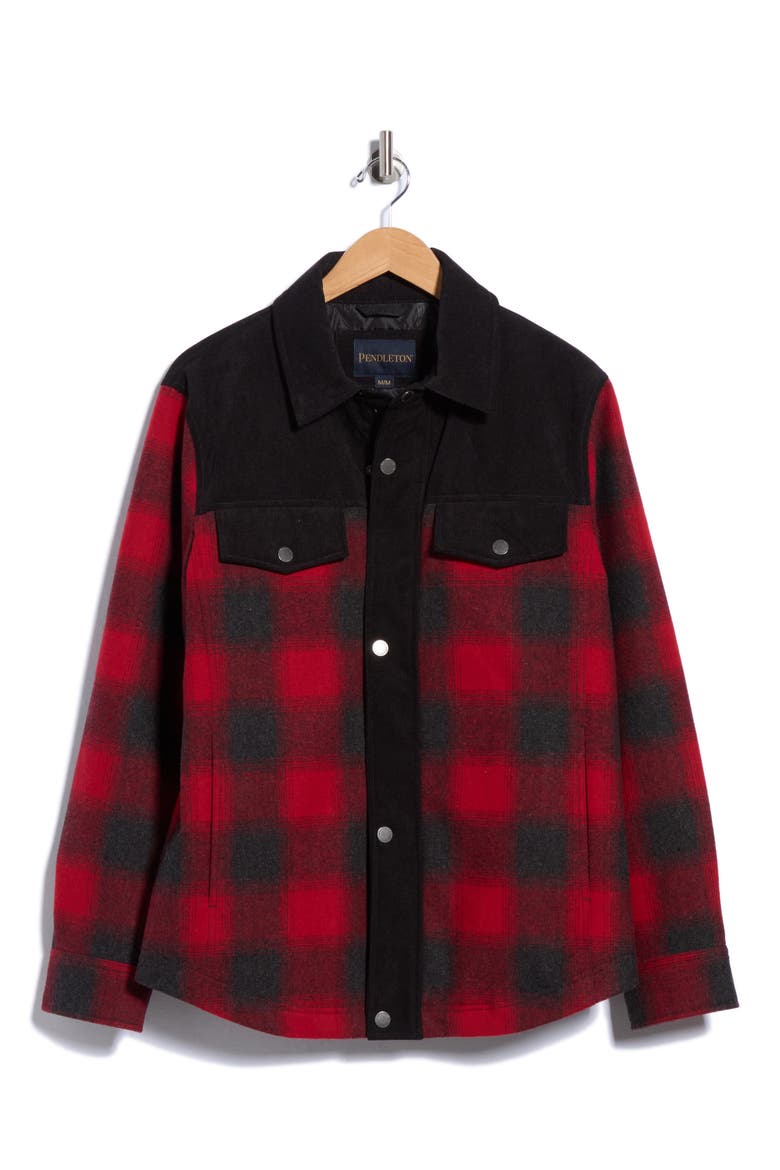 Timberline Hybrid Shirt Jacket, Alternate, color, RED OMBRE