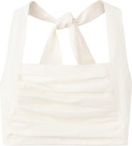 MANGO Starring Hailey Bieber Kasha Sleeveless Crop Top