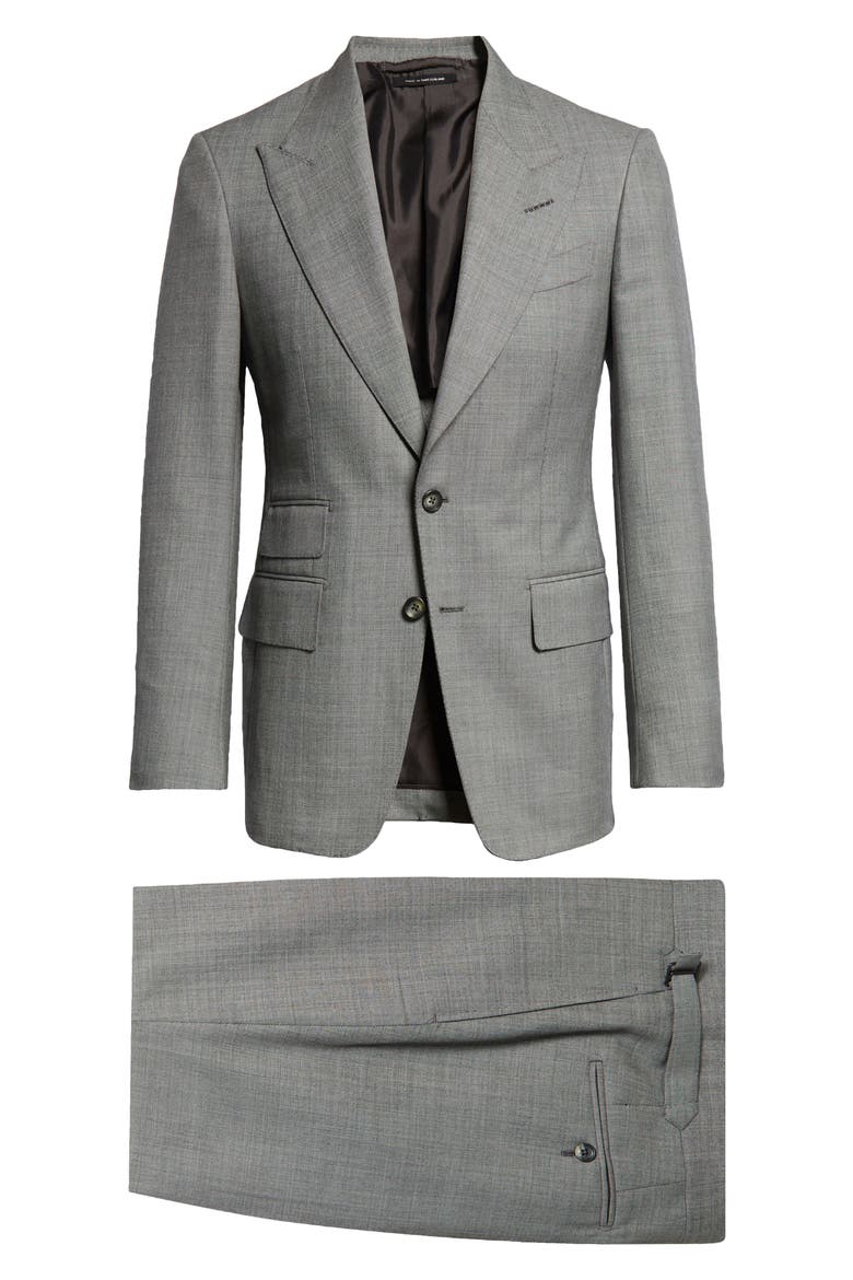 Shelton Sharkskin Suit, Alternate, color, IG710 DARK GREY
