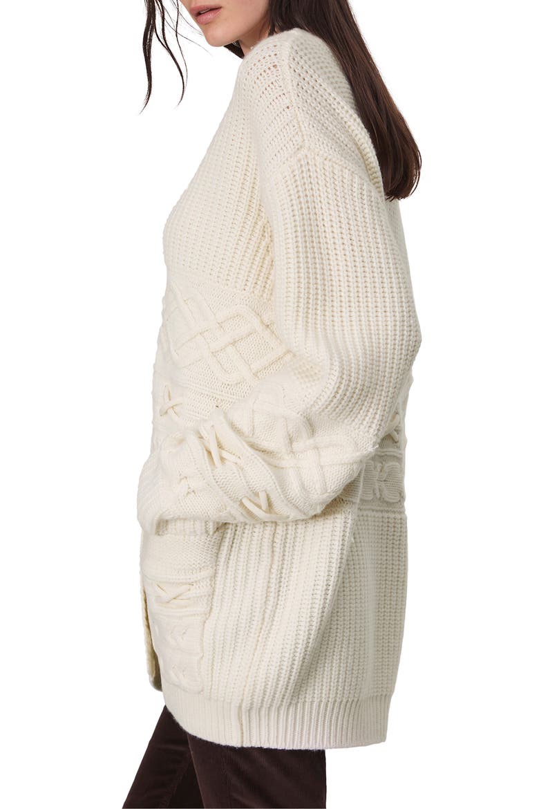 Conley Wool & Cashmere Cardigan, Alternate, color, IVORY