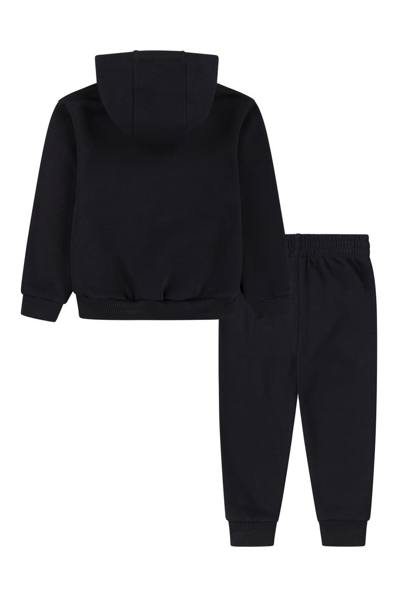 Kids' Camo Logo Hoodie & Sweatpants Set, Alternate, color, BLACK