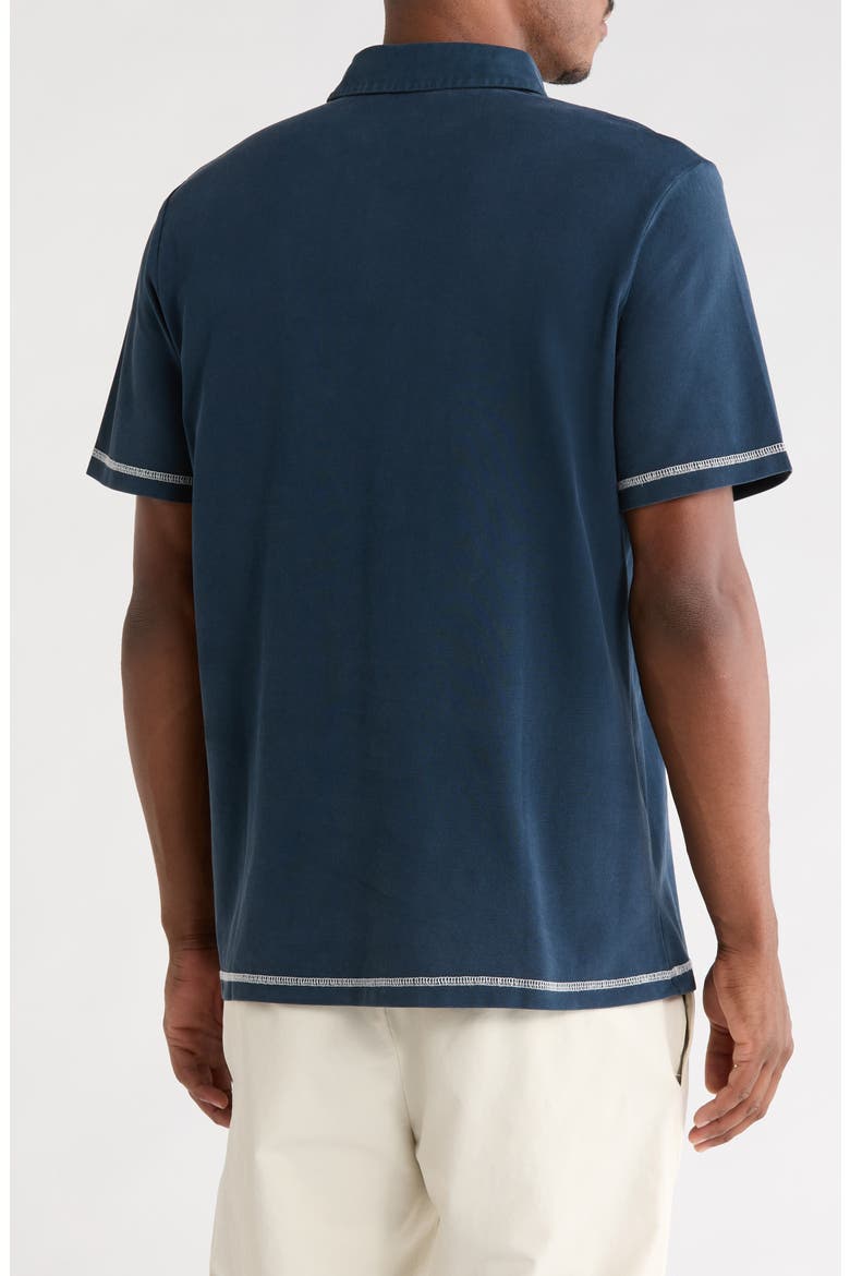 Fairway Overdye Cotton Golf Polo, Alternate, color, BLUEBERRY
