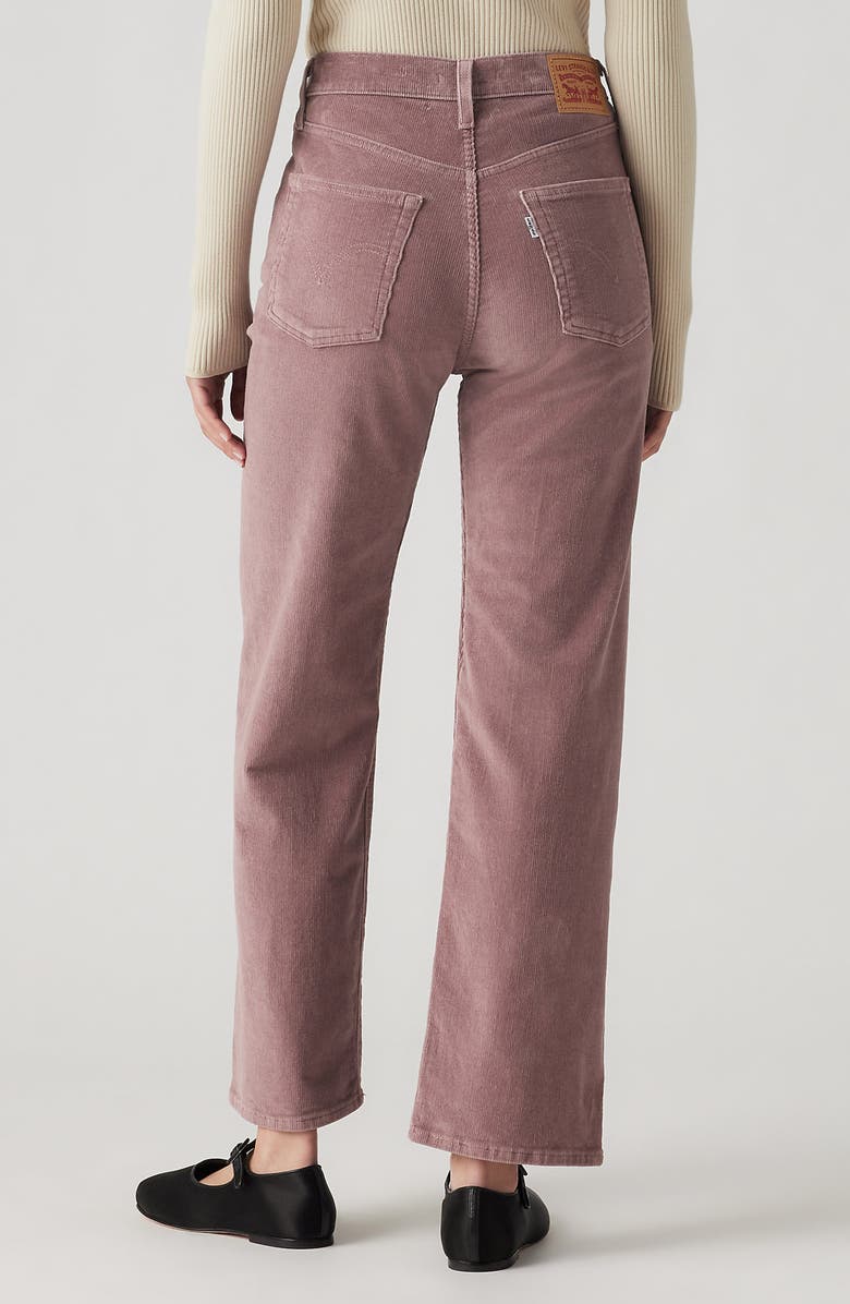 Levi's<sup>®</sup> Ribcage High Waist Corduroy Straight Leg Pants, Alternate, color, 