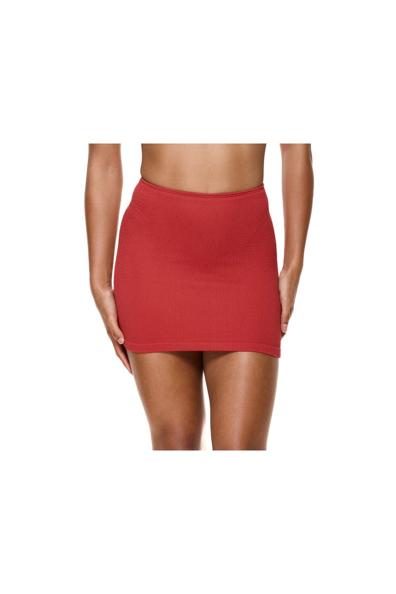 Tubular Swim Skirt/ Tube Top, Main, color, Paprika