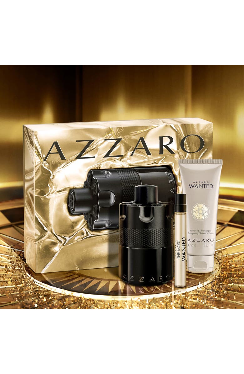 AZZARO The Most Wanted Eau de Parfum Intense 3-Piece Valentine
s Day Set for Him, Alternate, color, 