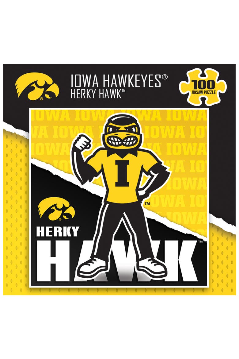 Iowa Hawkeyes Mascot 100 Piece Puzzle, Alternate, color, Multicolor