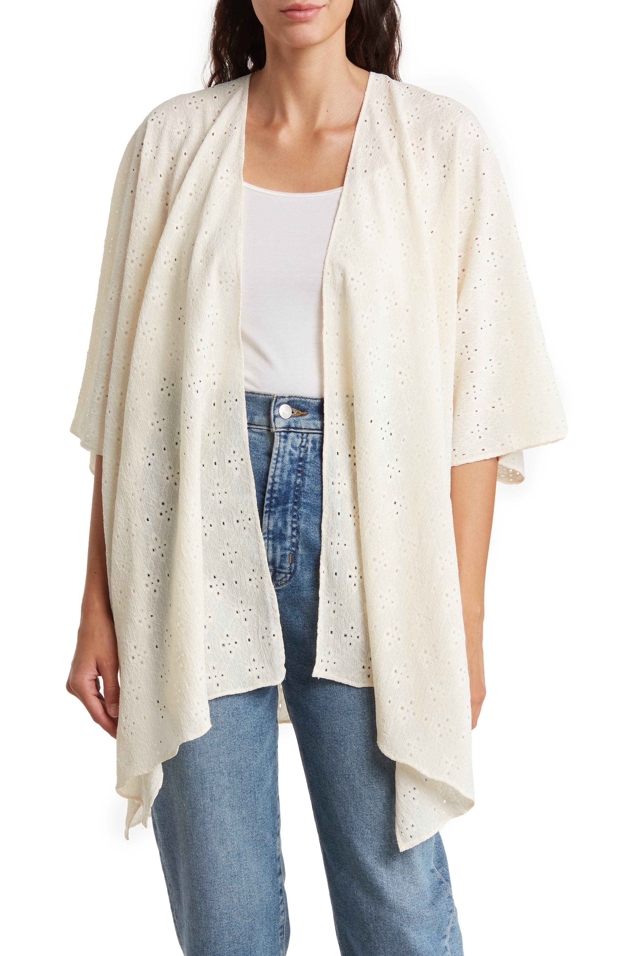 Eyelet Ruana Eyelet Ruana (Women) | Nordstromrack