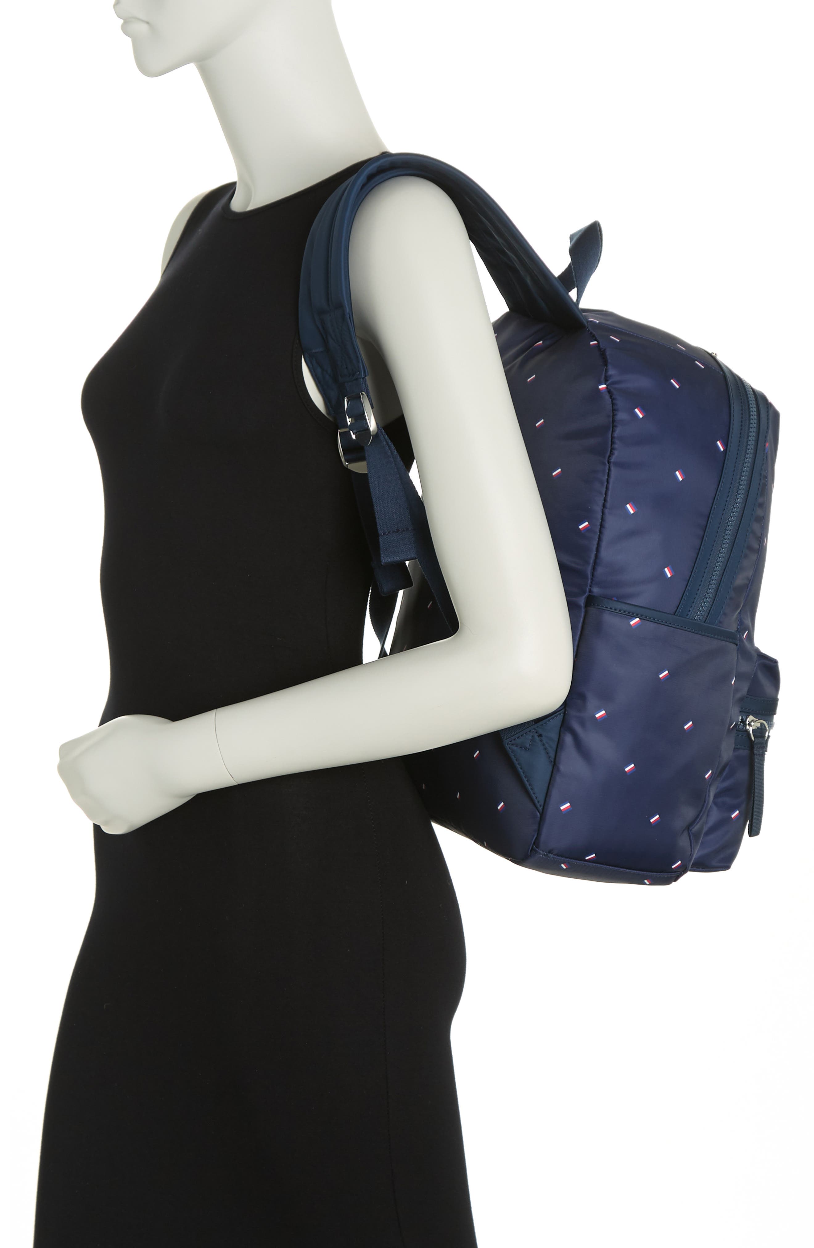 Tommy Hilfiger Portland Print Backpack, Alternate, color, 