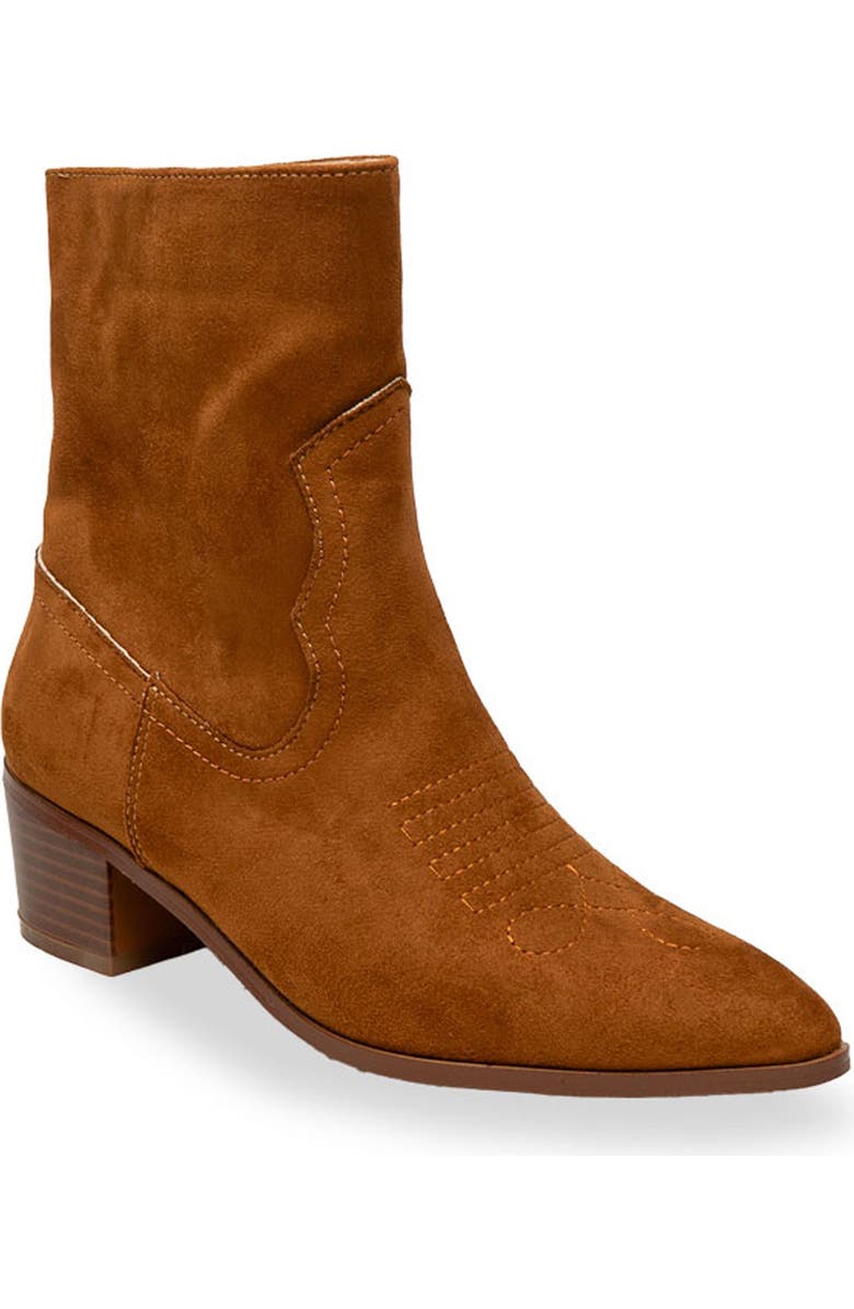CHASE AND CHLOE Malena Western Boot, Main, color, Tan