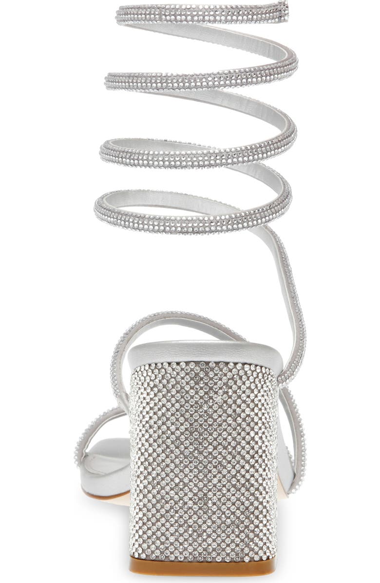 Steve Madden Lopez Crystal Strappy Sandal, Alternate, color, Rhinestone