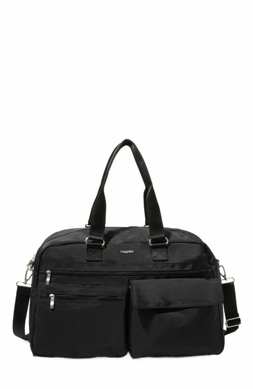 BAGGALLINI Modern Everywhere Travel Duffel Weekender Bag in Black at Nordstrom