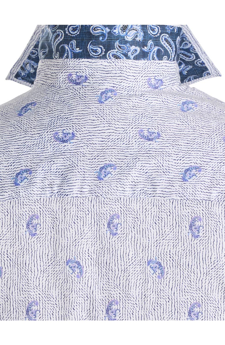 Robert Graham Big 
Tall Belmond Sport Shirt, Alternate, color, Blue