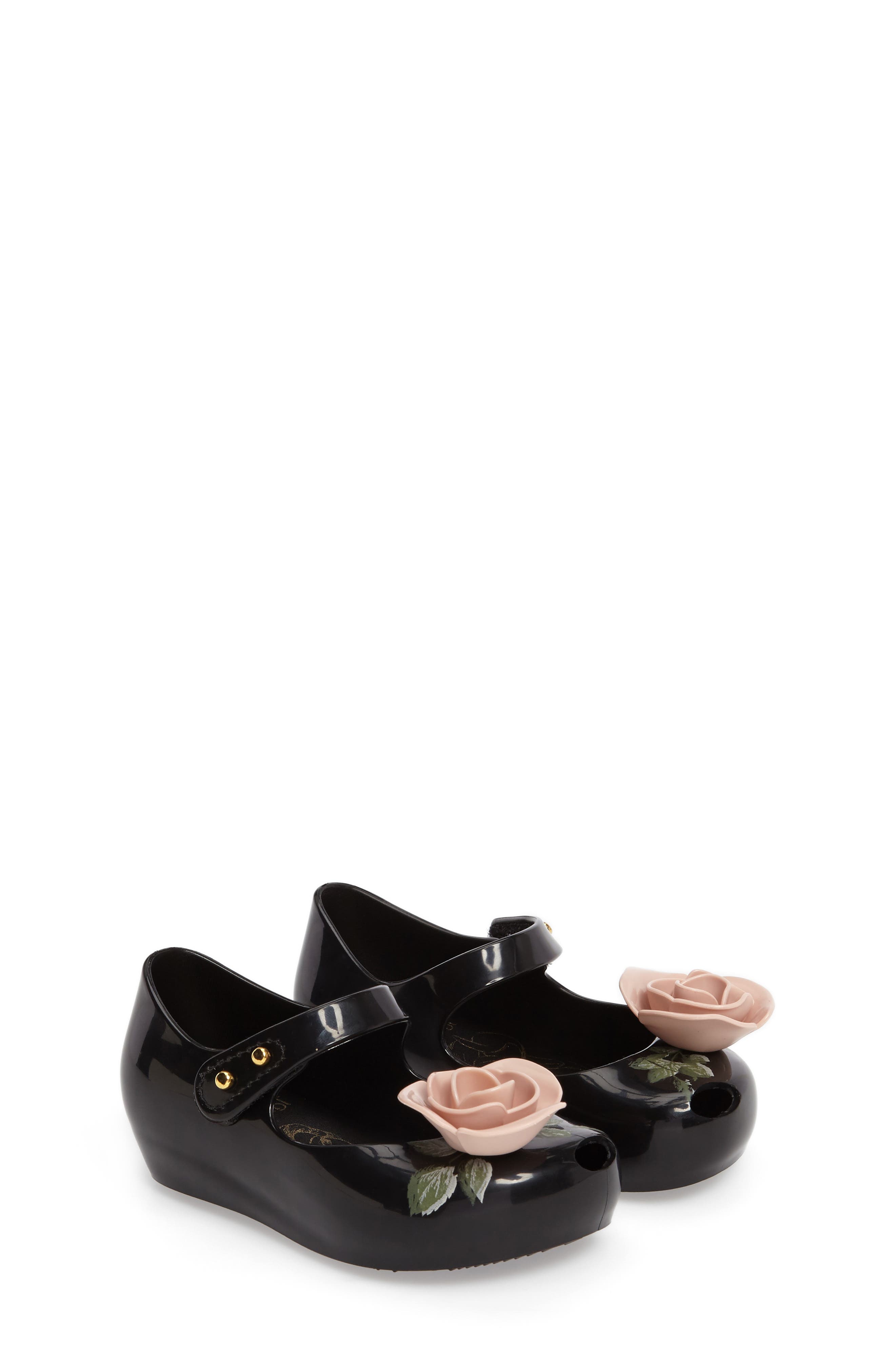 Mini Melissa Ultragirl Beauty & The Beast Mary Jane Flat, Main, color, 