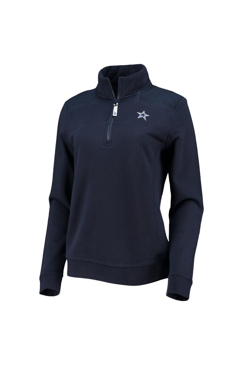 Women's Vineyard Vines Navy Dallas Cowboys Shep Shirt Quarter-Zip Sweatshirt, Alternate, color, Navy