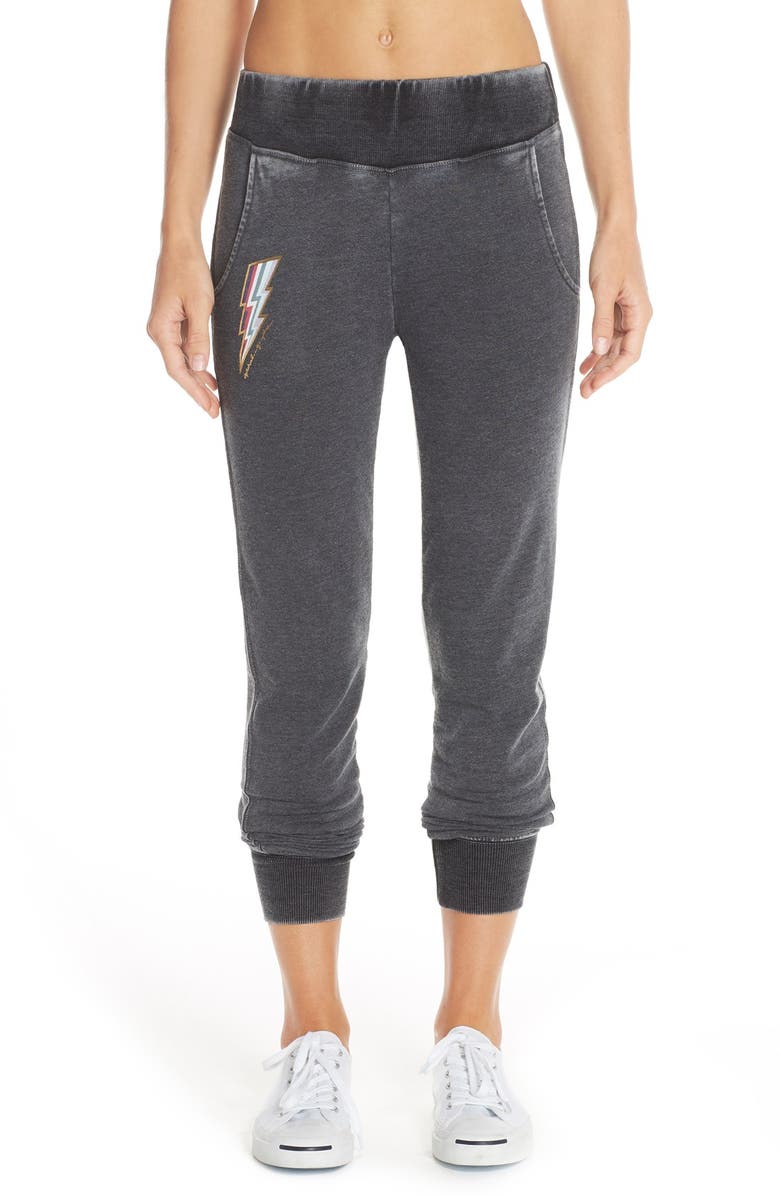 Spiritual Gangster 'Favorite' Burnout Sweatpants, Main, color, 