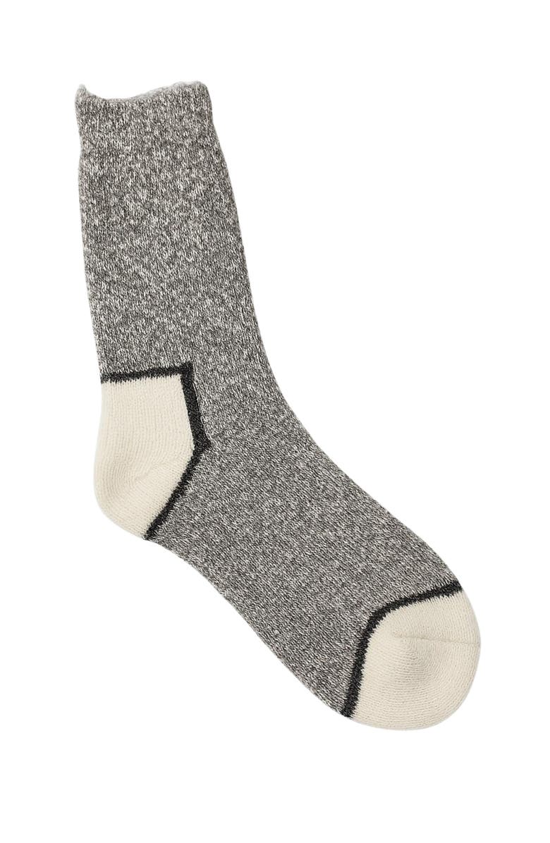 Watson's Womens HEAT Thermal Crew Socks, Main, color, Light Grey Mix/Cream