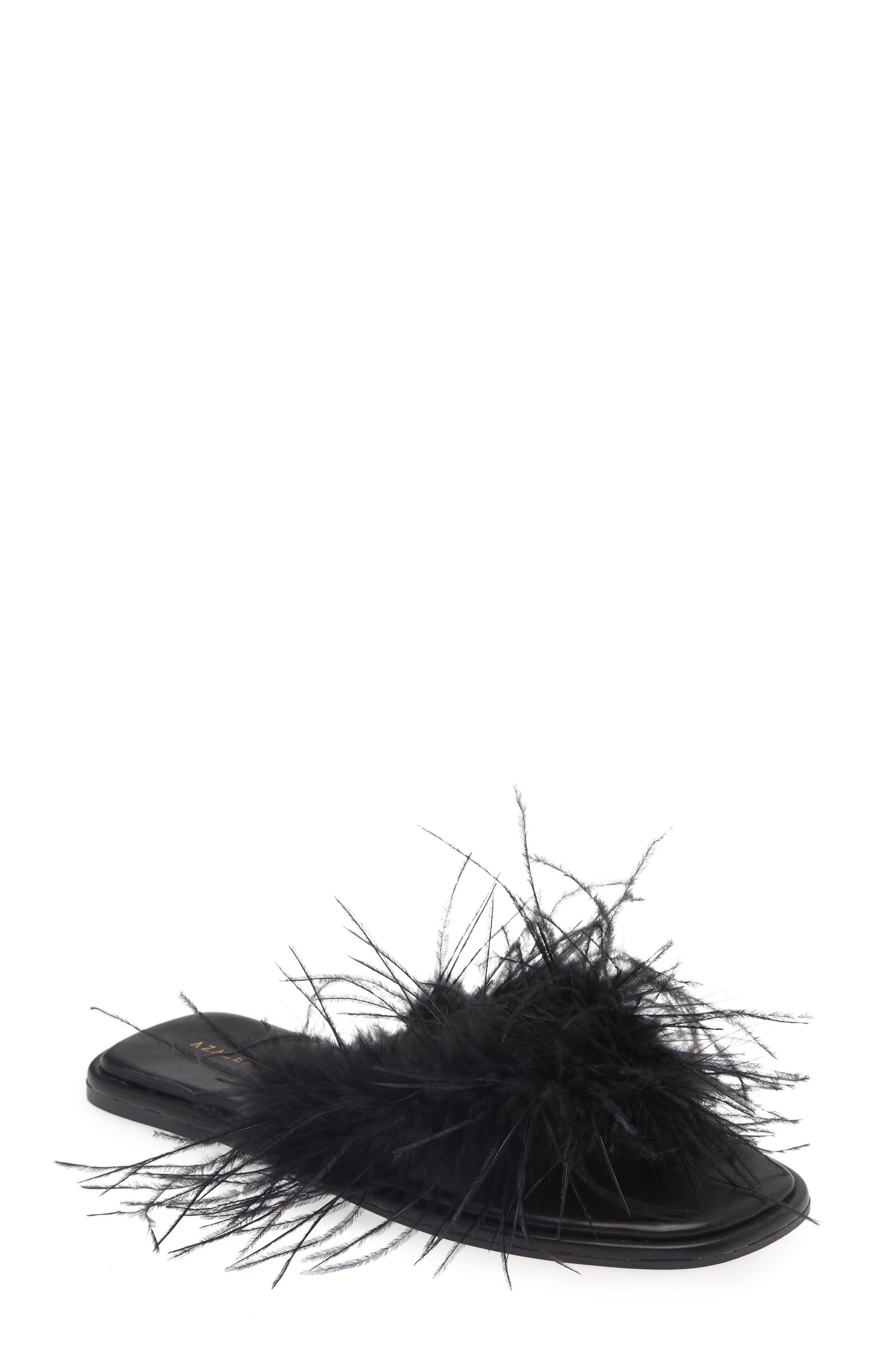 AZALEA WANG Pammy Feather Sandal, Main, color, 