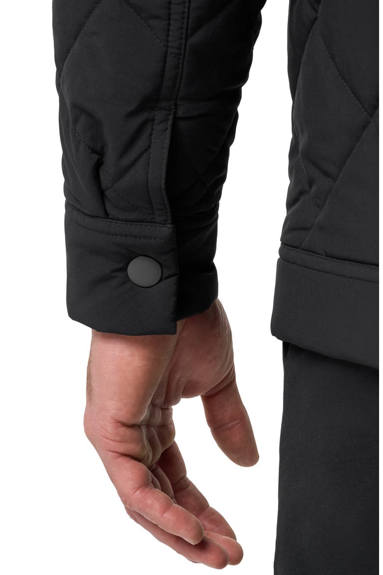 Grey Wave 2.0 Performance Quilted Jacket, Alternate, color, BLACK