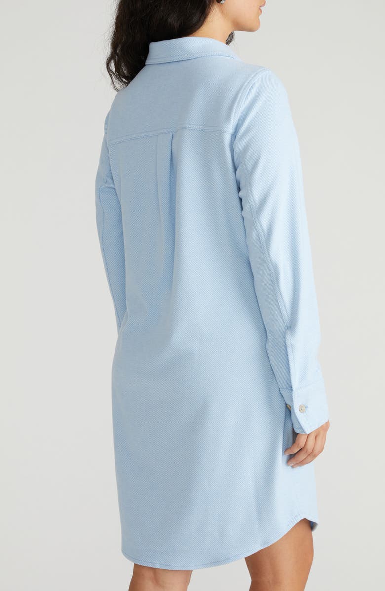 Universal Standard Long Sleeve Check Flannel Shirtdress, Alternate, color, Battenberg Twill