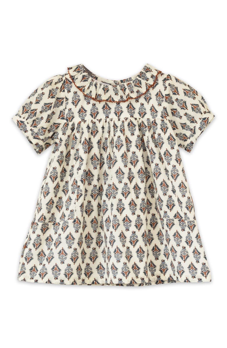 Beet World Toddler Emily dress with Lace trim, Main, color, 