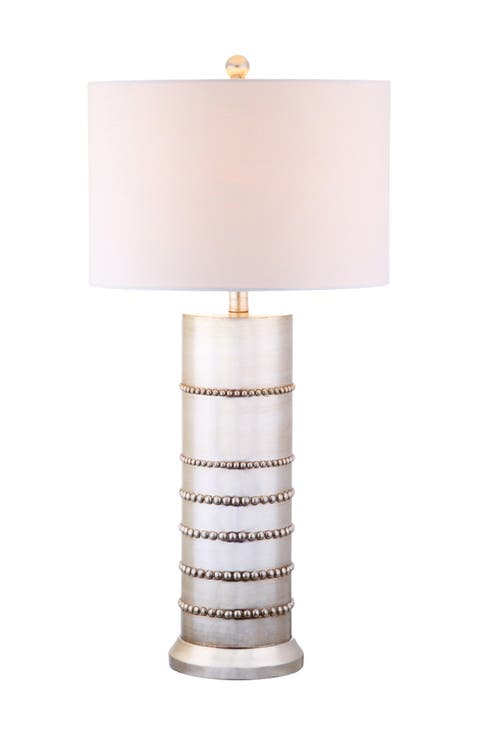 Evelyn 31" Resin LED Table Lamp, Silver