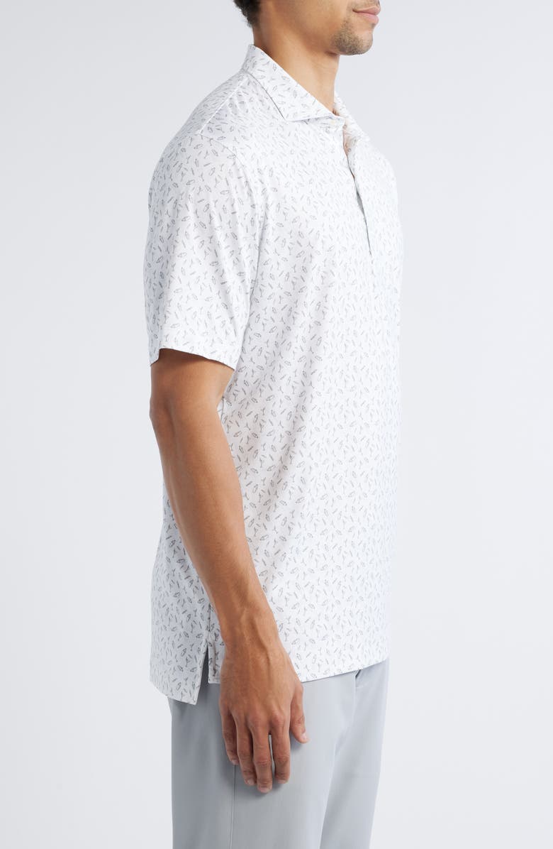 johnnie-O Tini Libations Print PREP-FORMANCE Golf Polo, Alternate, color, Thunder