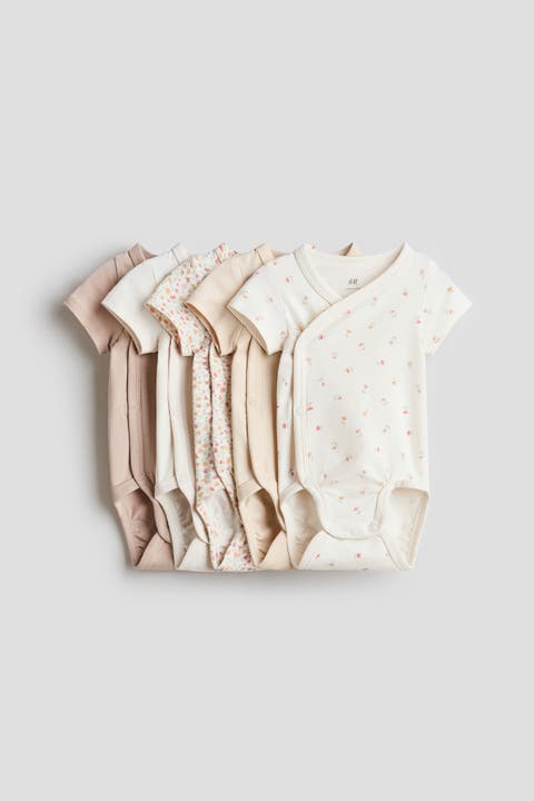 5-pack cotton bodysuits