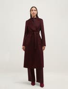 HOBBS LONDON Sara Wool Longline Wrap Coat