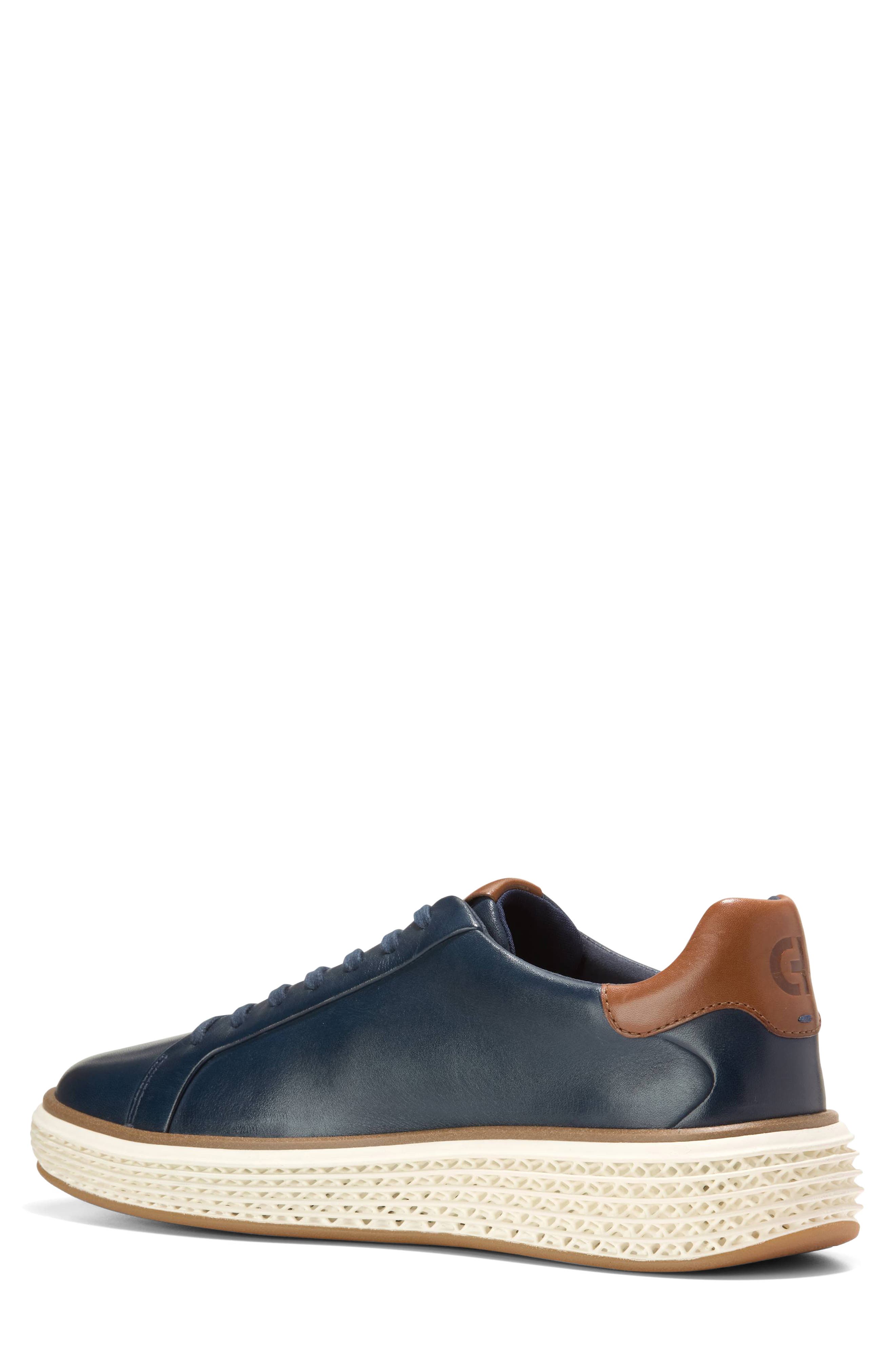GrandPro Court SkyWeave Sneaker, Alternate, color, NAVY BLAZER / CH BRITISH TAN