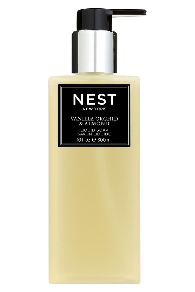 Vanilla Orchid & Almond Liquid Hand Soap, Main, color, NO COLOR