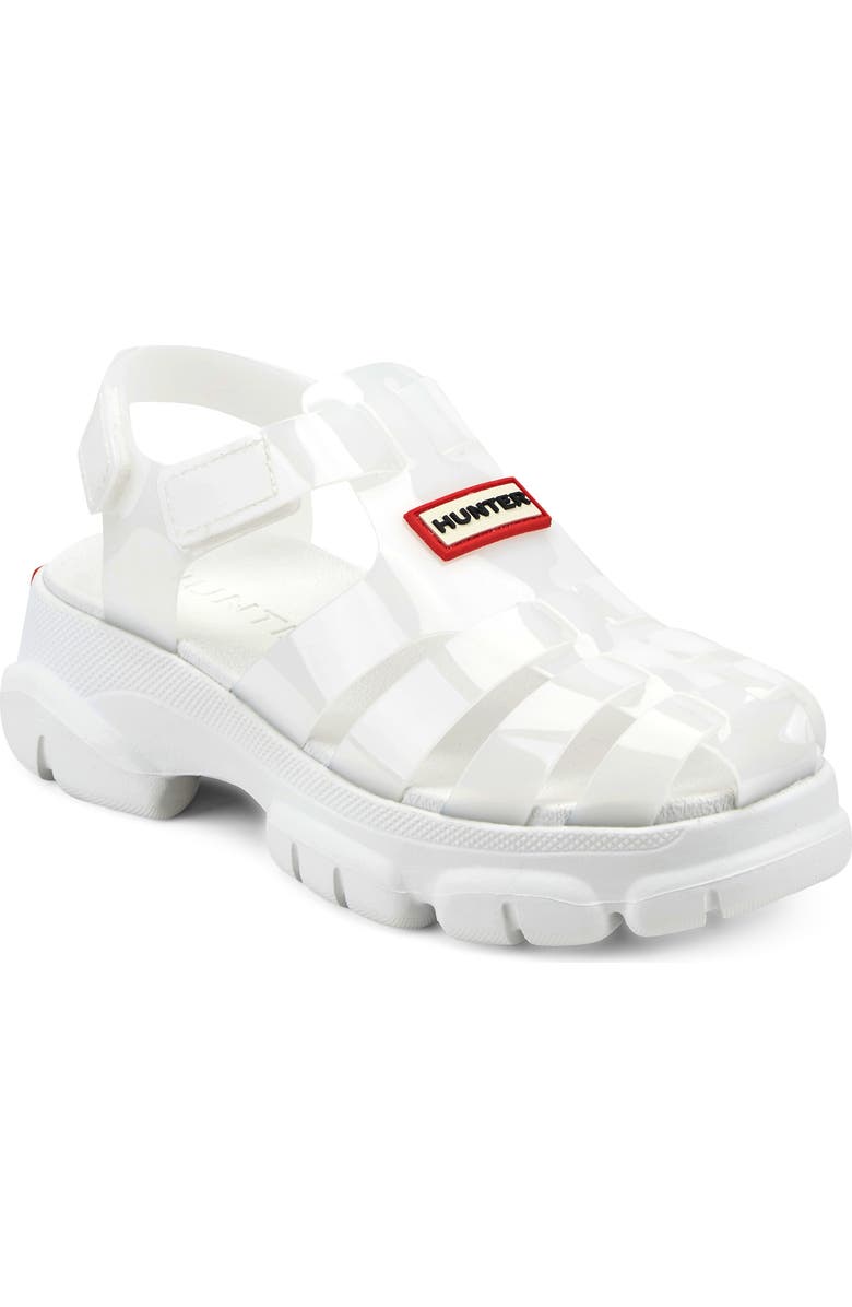 Hunter Kids' Belize 2 Sandal, Main, color, White