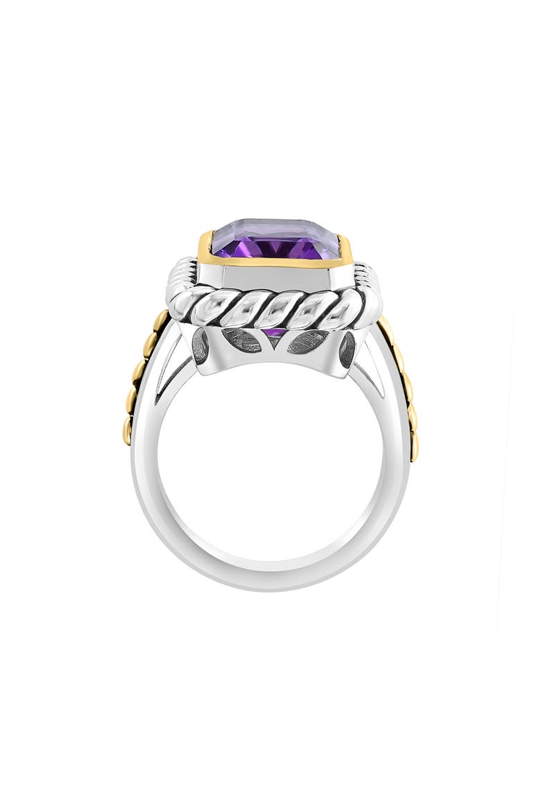 Two-Tone Amethyst Ring, Alternate, color, PURPLE