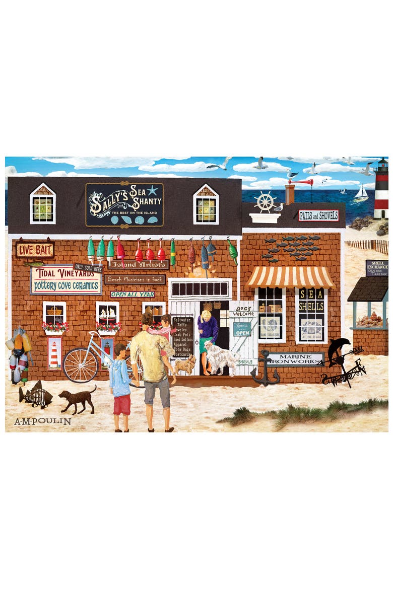 Sally Sells Seashells 1000 Piece Puzzle, Alternate, color, Multicolor