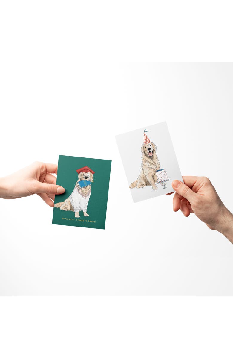 Ramus & Co Celebration/Graduation Greeting Card Pack Sets (3 ct, Assorted) Smarty Pants Golden Grad, Wall Of Achievements, Golden Party, Alternate, color, Multi-Pack