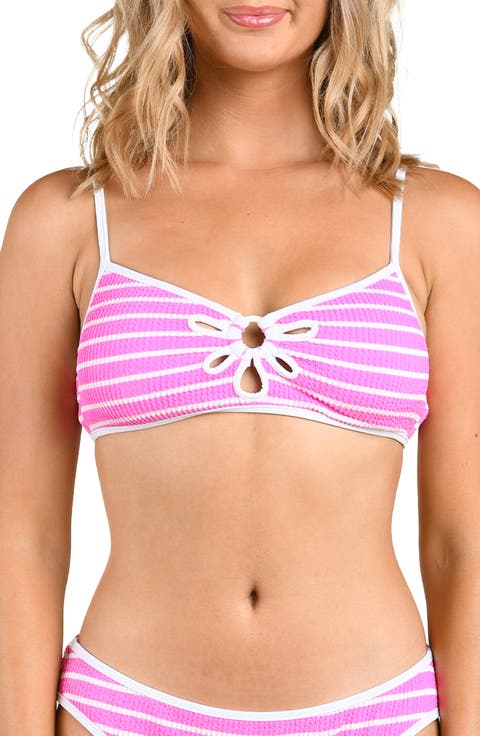 Brenton Petal Cutout Bikini Top