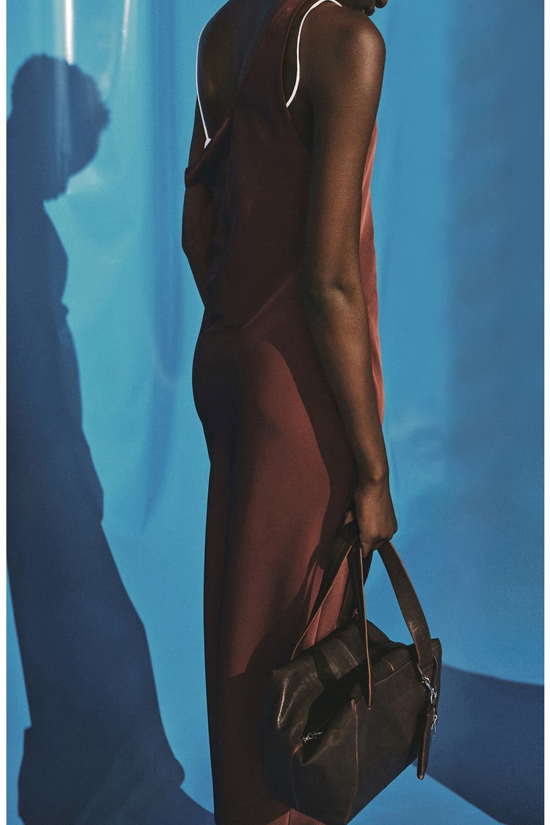 Luisa Tank Dress, Alternate, color, BROWN