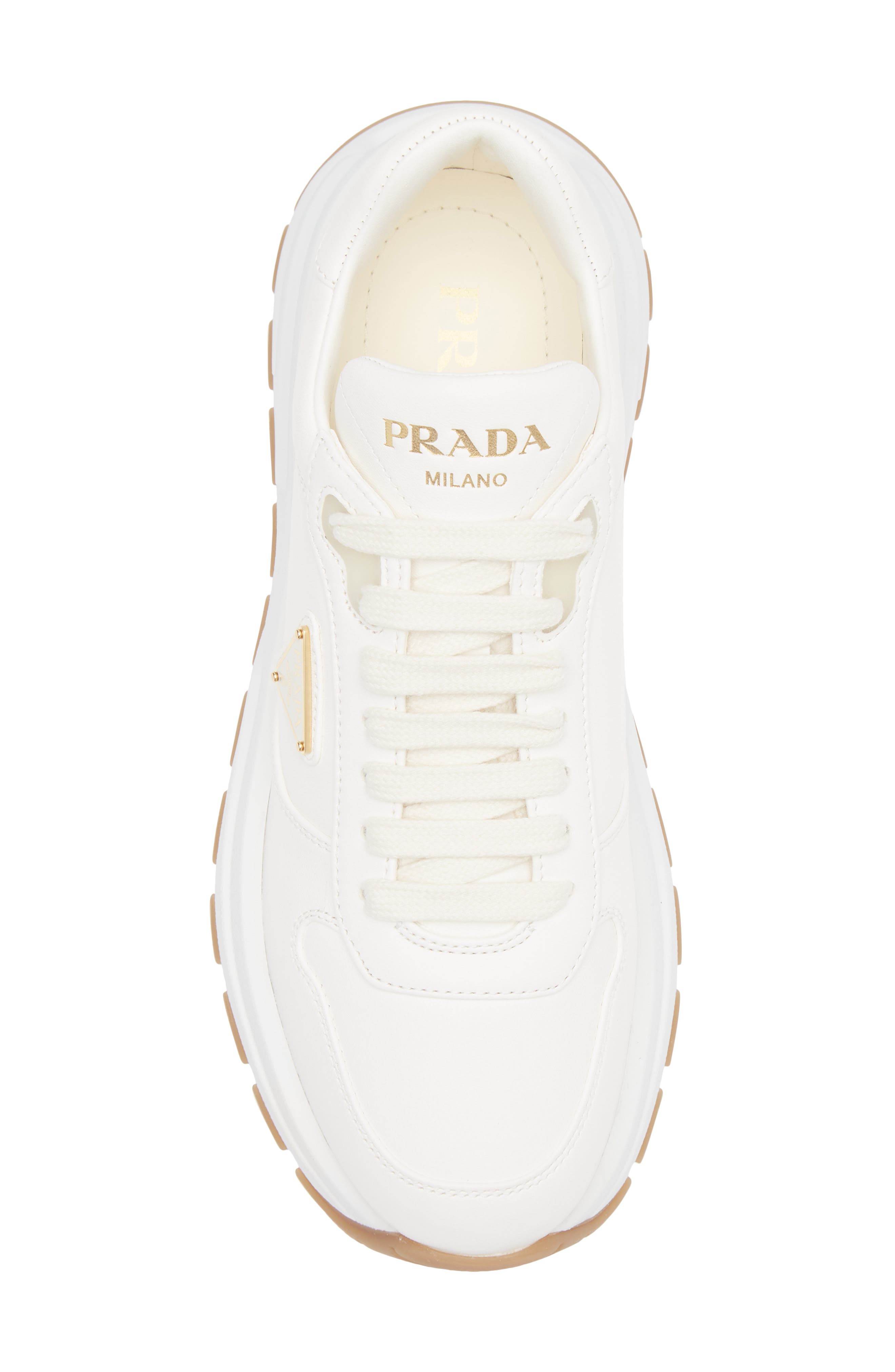 Prax Leather Sneaker, Alternate, color, AVORIO