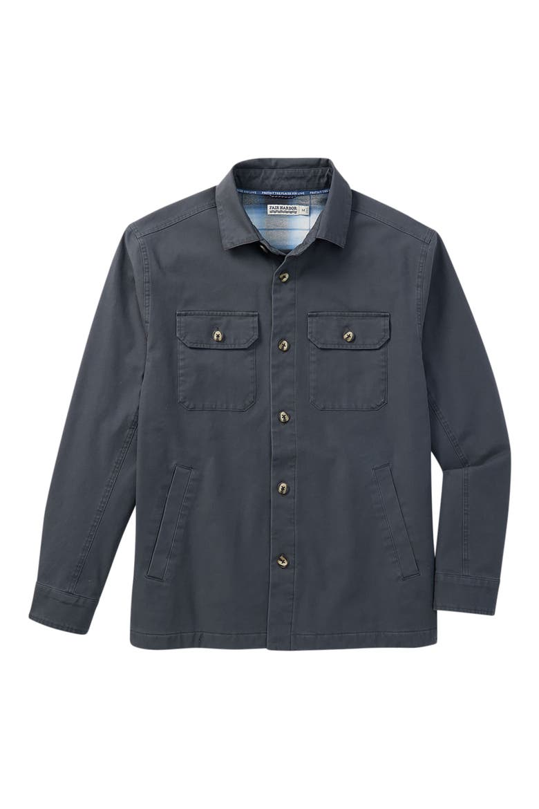 Montauk Stretch Cotton Twill Shirt Jacket, Alternate, color, VINTAGE BLACK