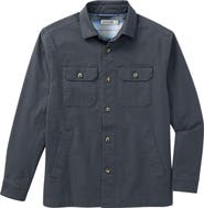 Fair Harbor Montauk Stretch Cotton Twill Shirt Jacket