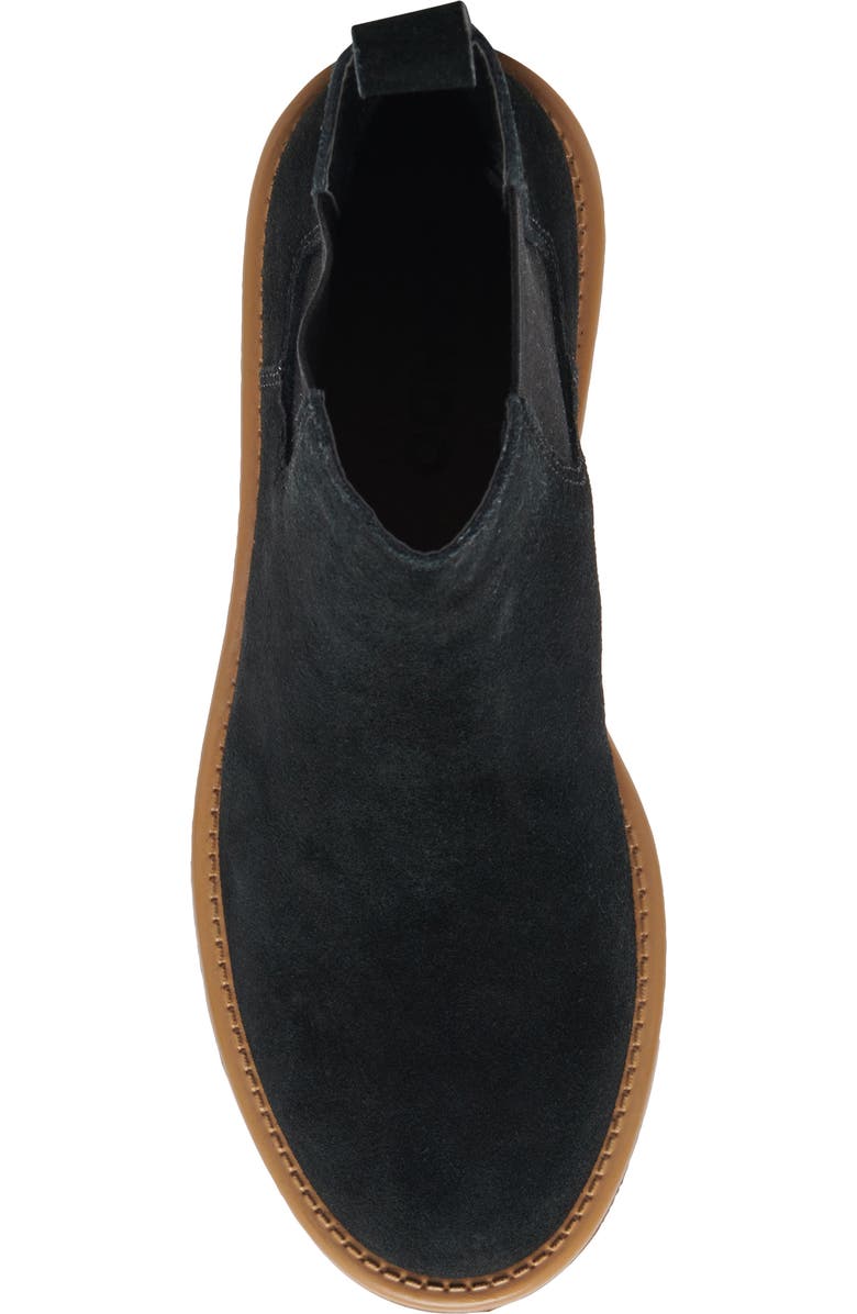 Blondo Matilda Waterproof Lug Sole Chelsea Boot, Alternate, color, Black Sued