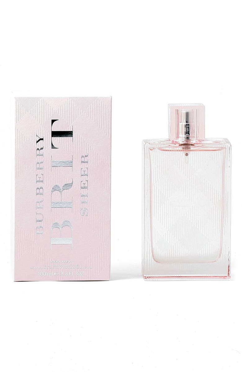 Burberry Brit Sheer Eau de Toilette, Main, color, 