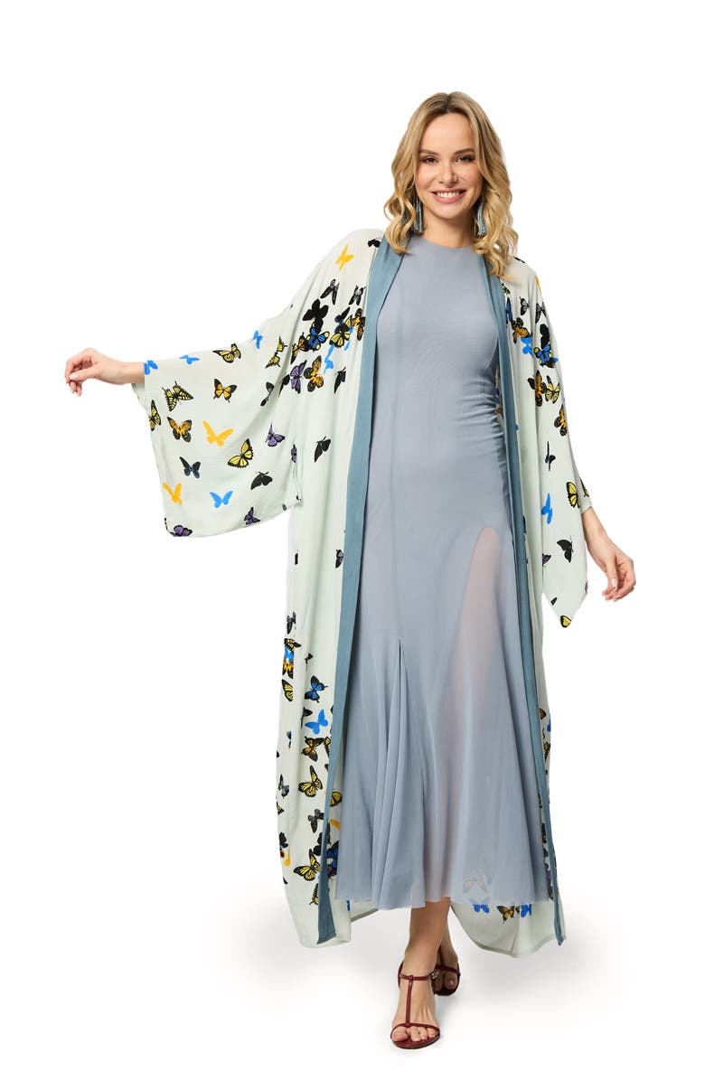 SAACHI Longline Duster, Alternate, color, Pastel Blue