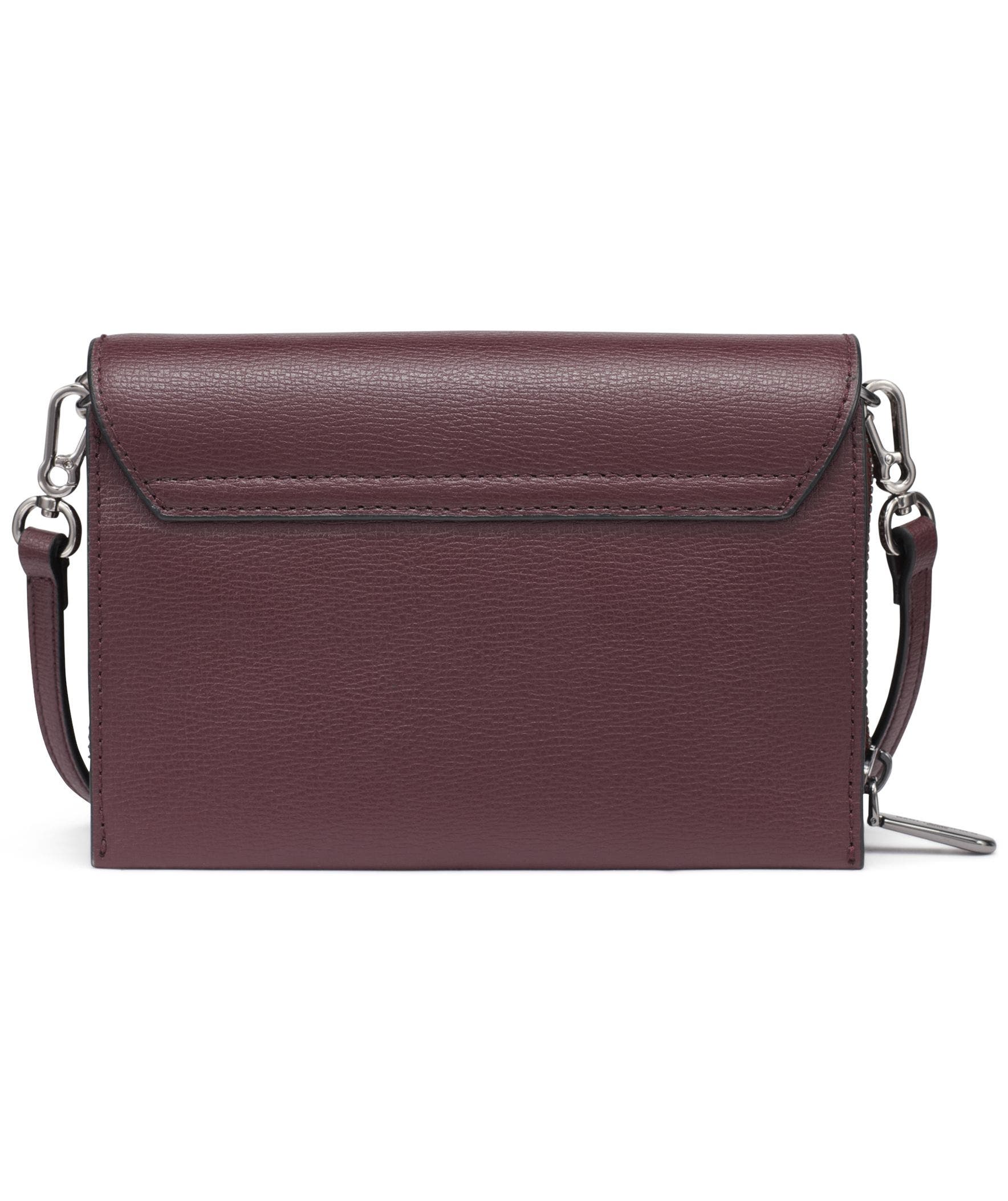 KARL LAGERFELD PARIS Lourdes Crossbody, Alternate, color, Raisin